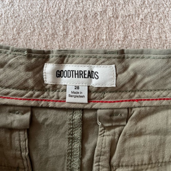 NWT Goodthreads Lightweight Chino Shorts 28 Green - Picture 9 of 14
